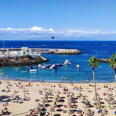 Spacious Penthouse Palmeras Ocean View 300 M To The Beach * Costa Adeje (Tenerife)