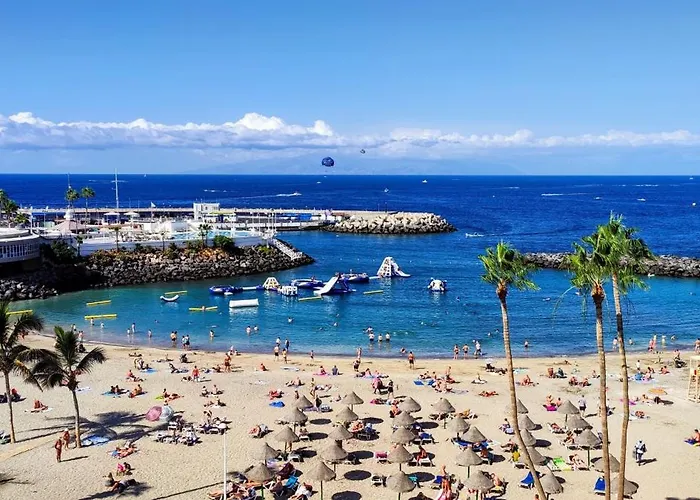 Spacious Penthouse Palmeras Ocean View 300 M To The Beach * Costa Adeje (Tenerife)